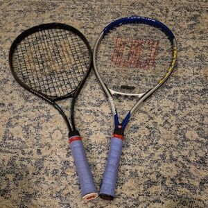Pair Of Wilson Tennis Rackets.